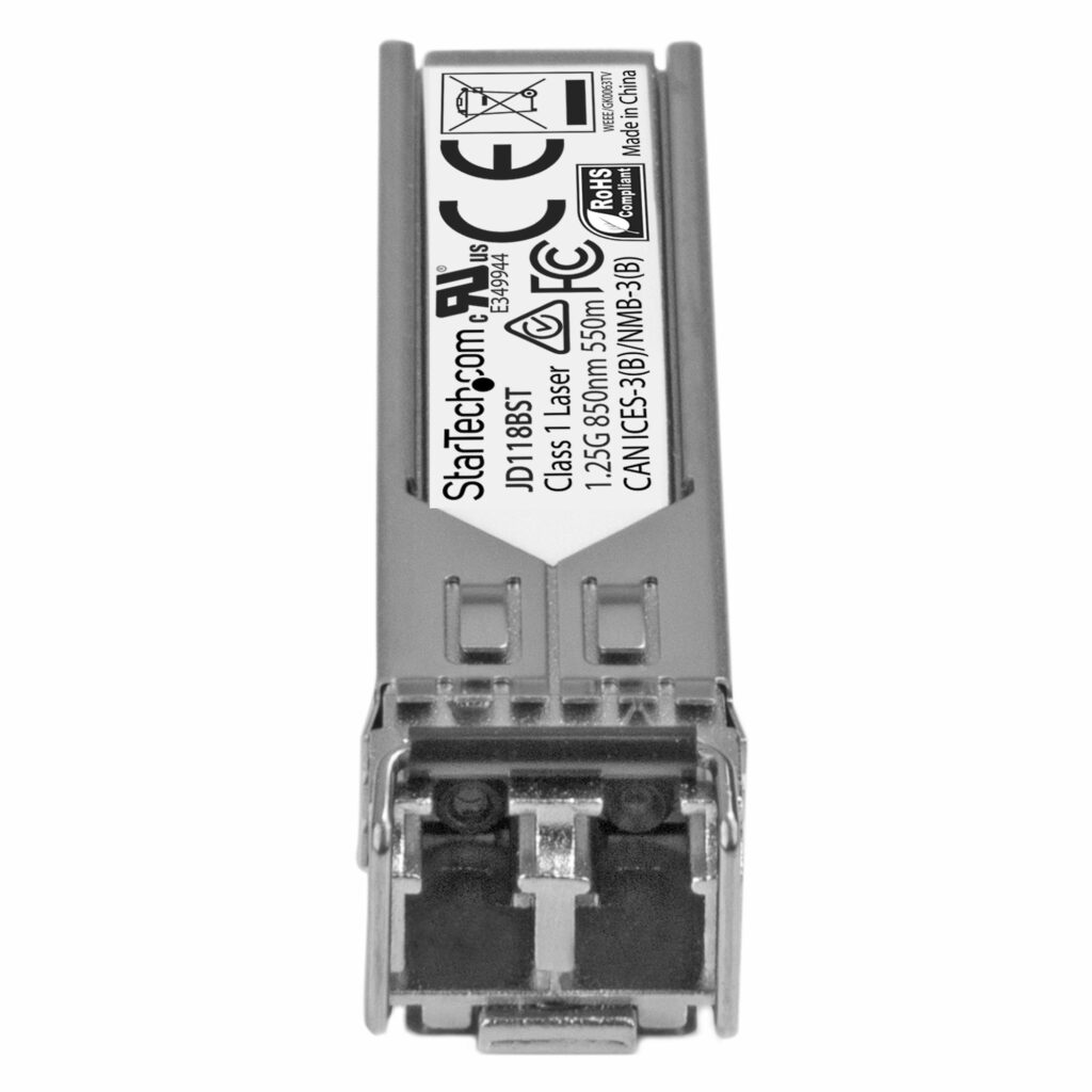 JD118BST StarTech.com HPE JD118B Compatible SFP Module - 1000BASE-SX ...