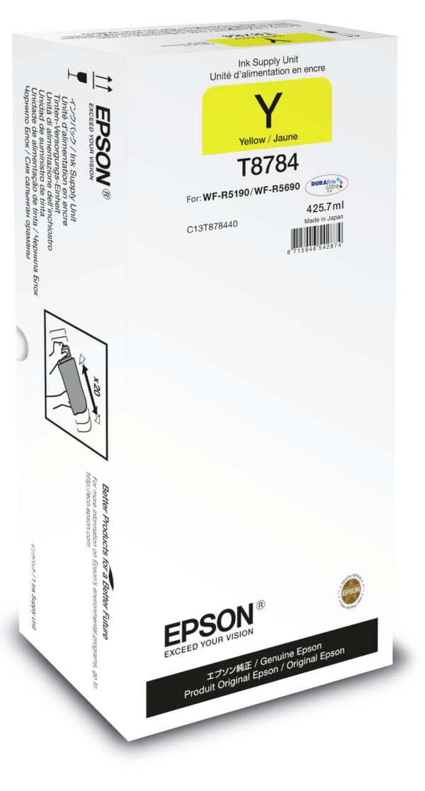 C13T878440 Epson Yellow XXL Ink Supply Unit